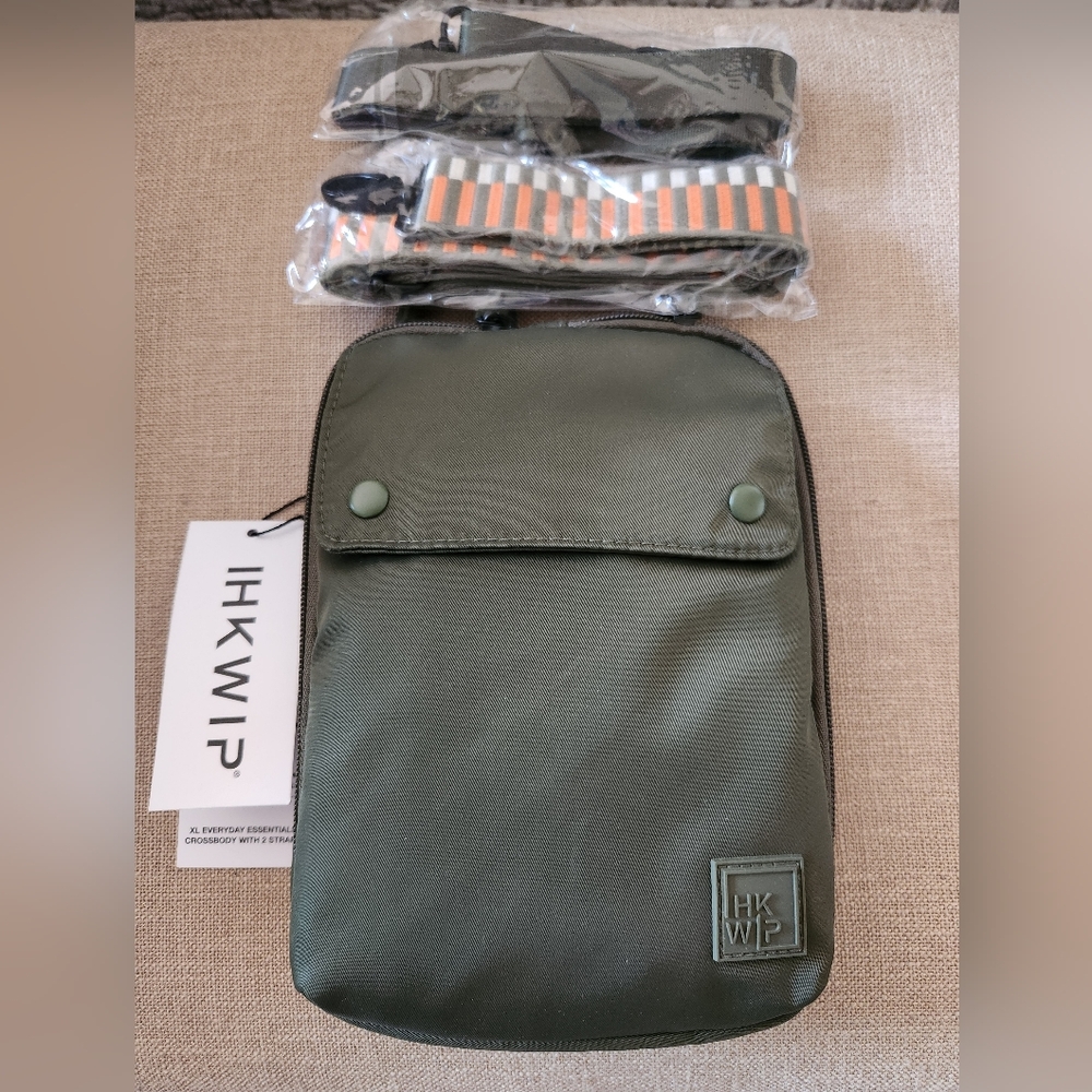 IHKWIP Military Olive Crossbody Sling Bag